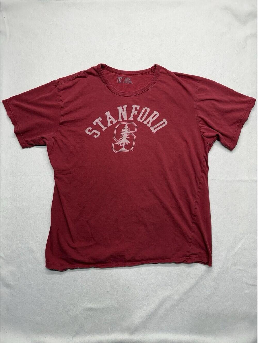 2010 Stanford Short Sleeve T-Shirt Men Extra Large Red Super Soft